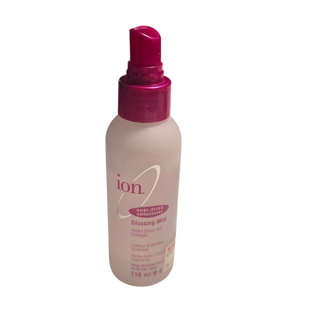 Ion Anti-Frizz Solutions Glossing Mist Instant Shiner Detangler 4oz discontinued